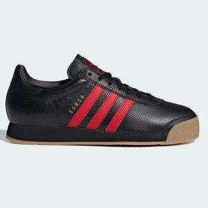 Adidas Samoa Originals Mens Casual Shoes Black Red Gum IG1806 NEW